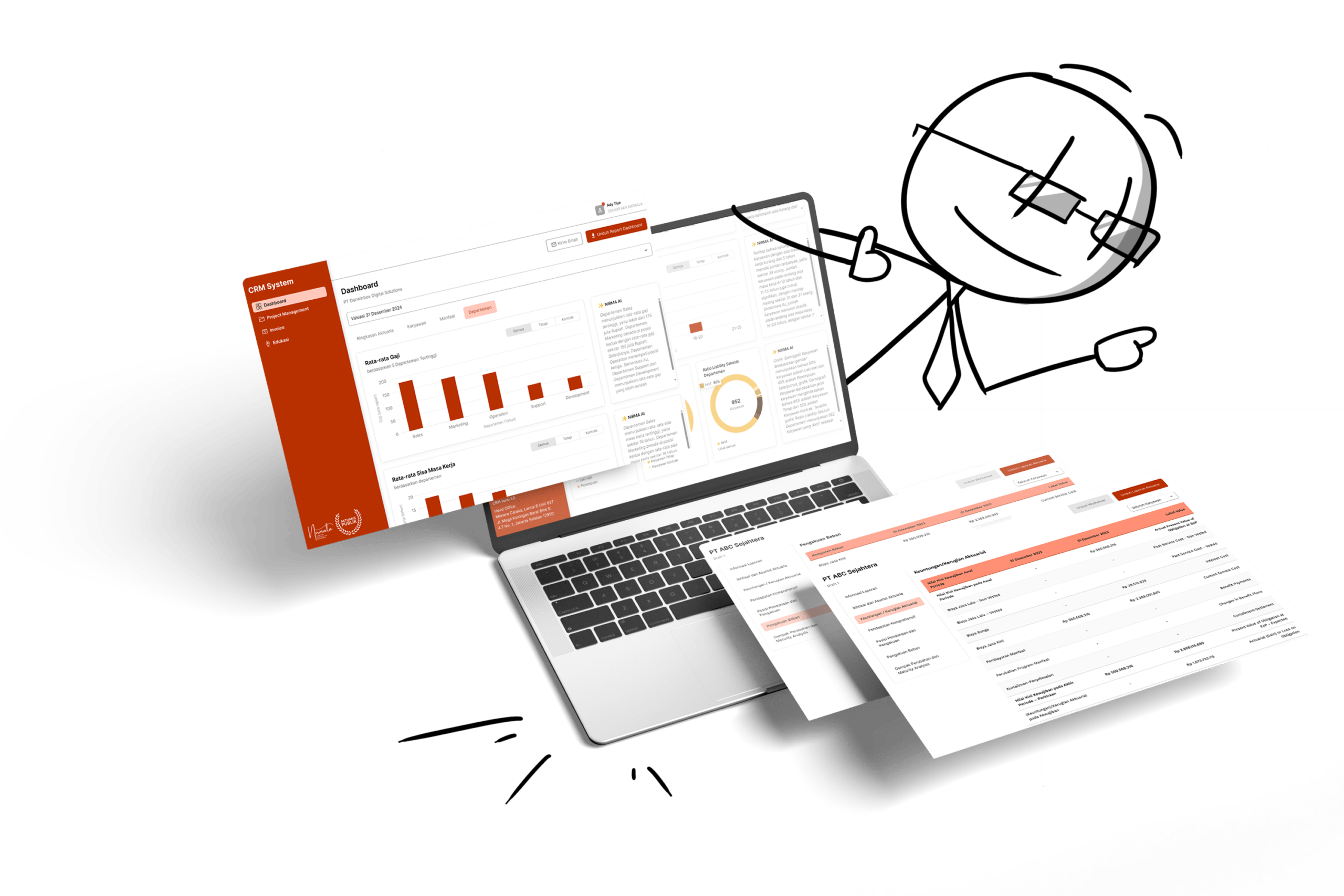 CRM Dashboard Nirmala
