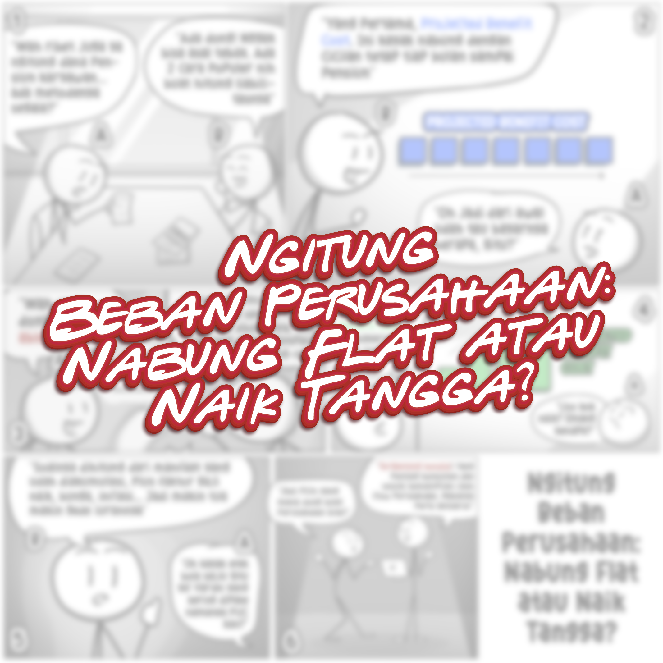 Ngitung Beban Perusahaan itu Nabung Flat atau Naik Tangga?